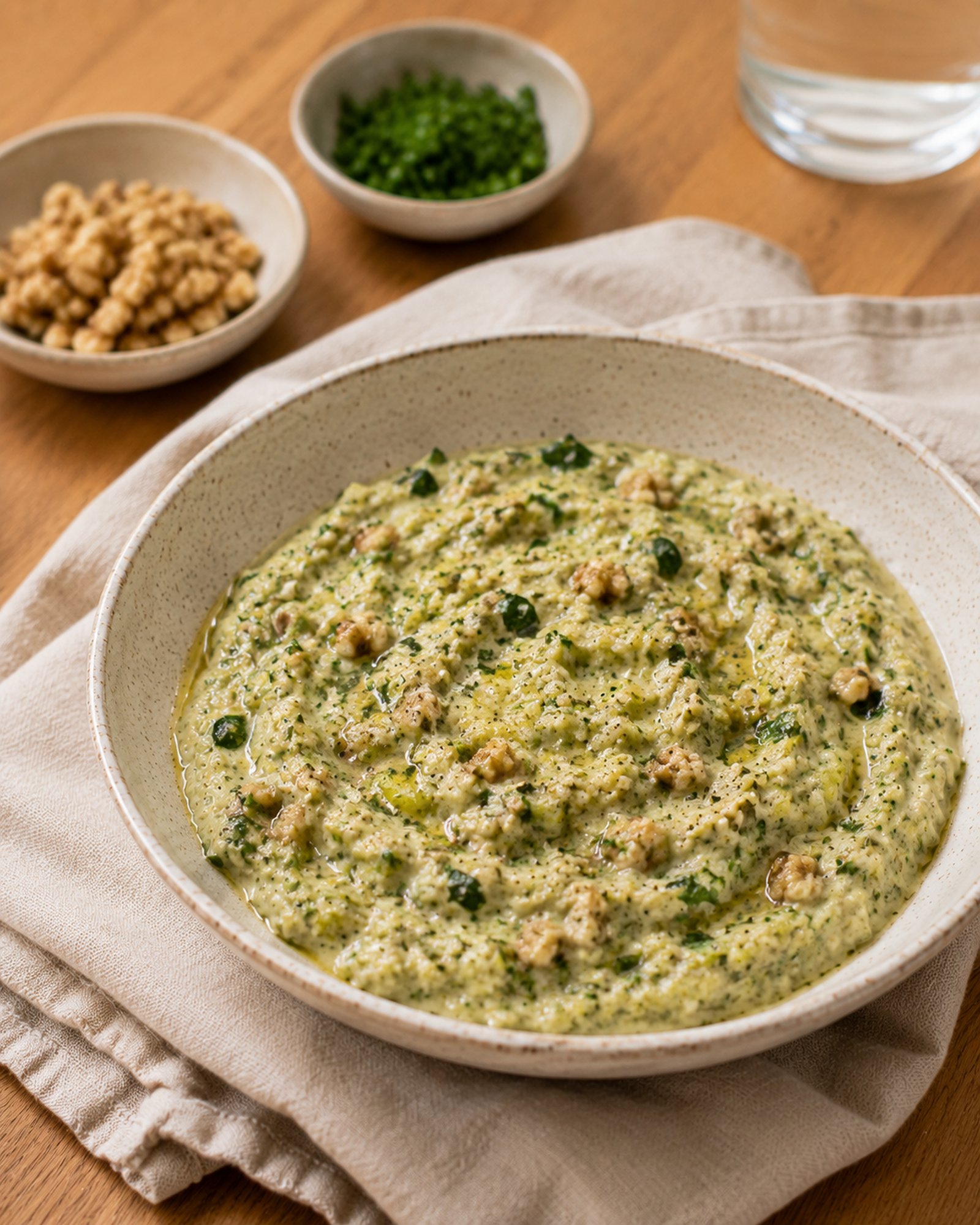 Courgette, Lemon & Walnut Dip