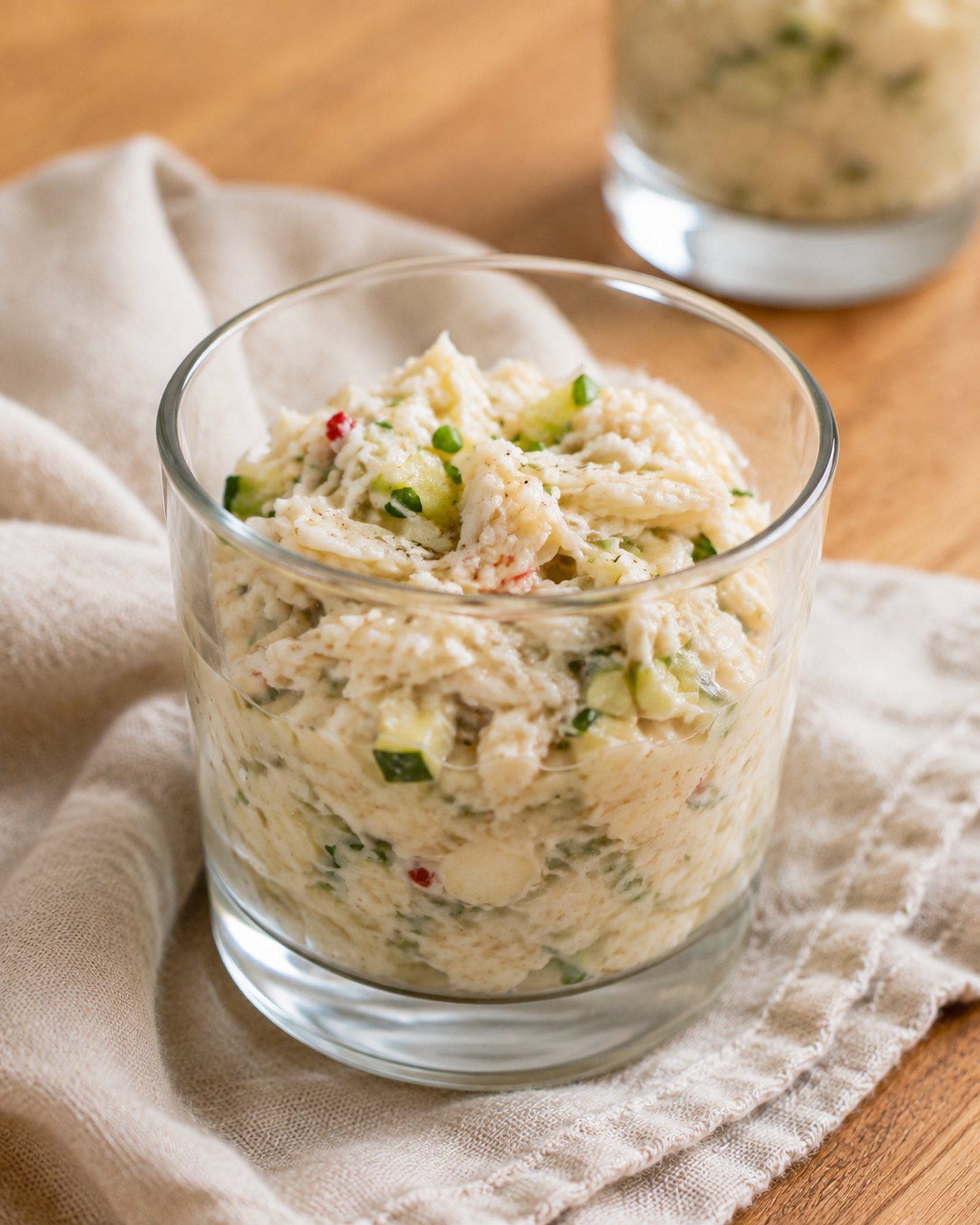 Crab, Courgette & Chilli Mousse