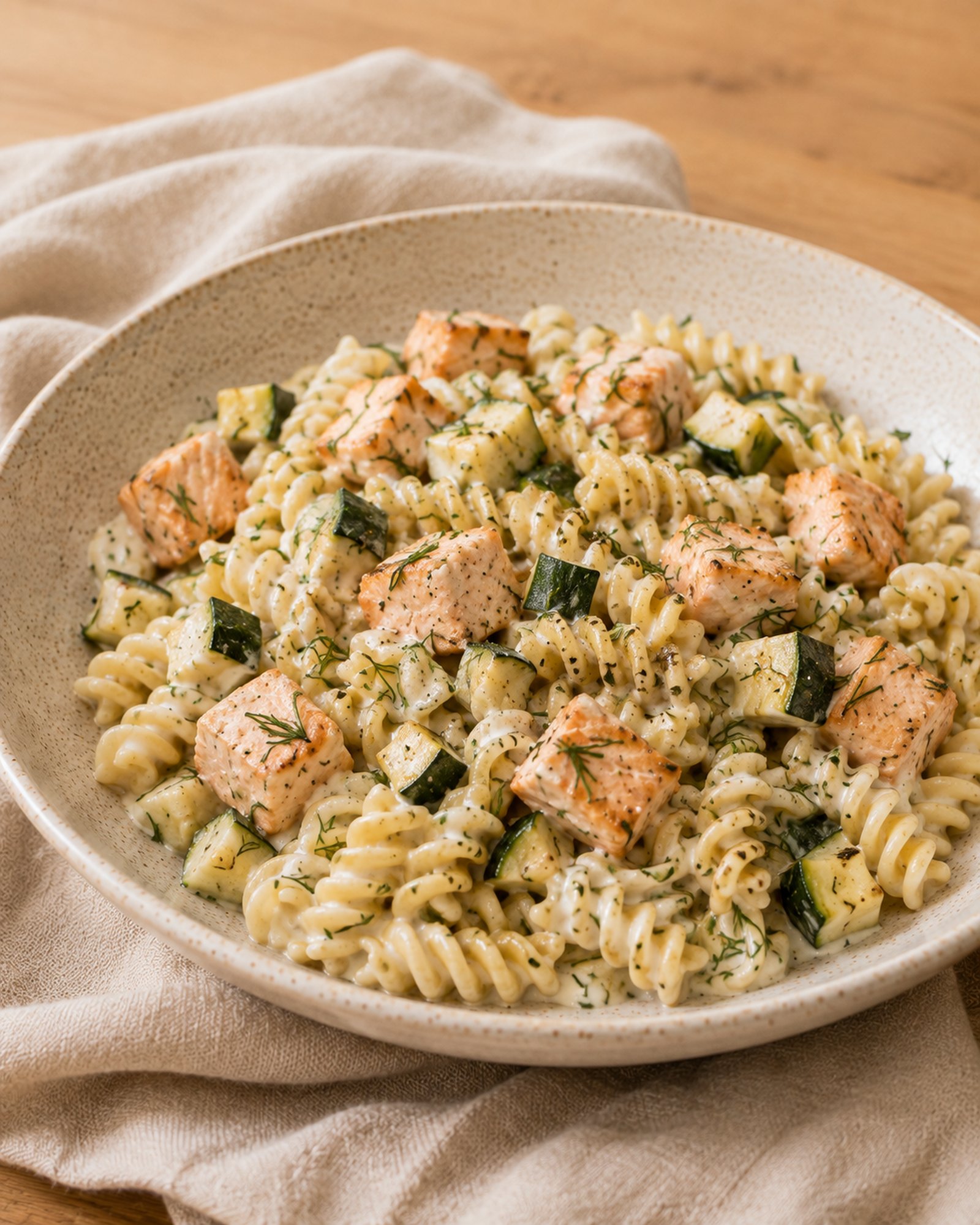 Salmon, Courgette & Dill Fusilli
