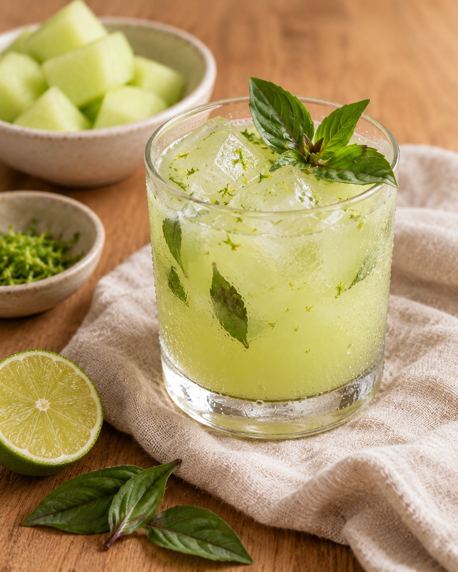 Honeydew, Thai Basil & Lime Cooler