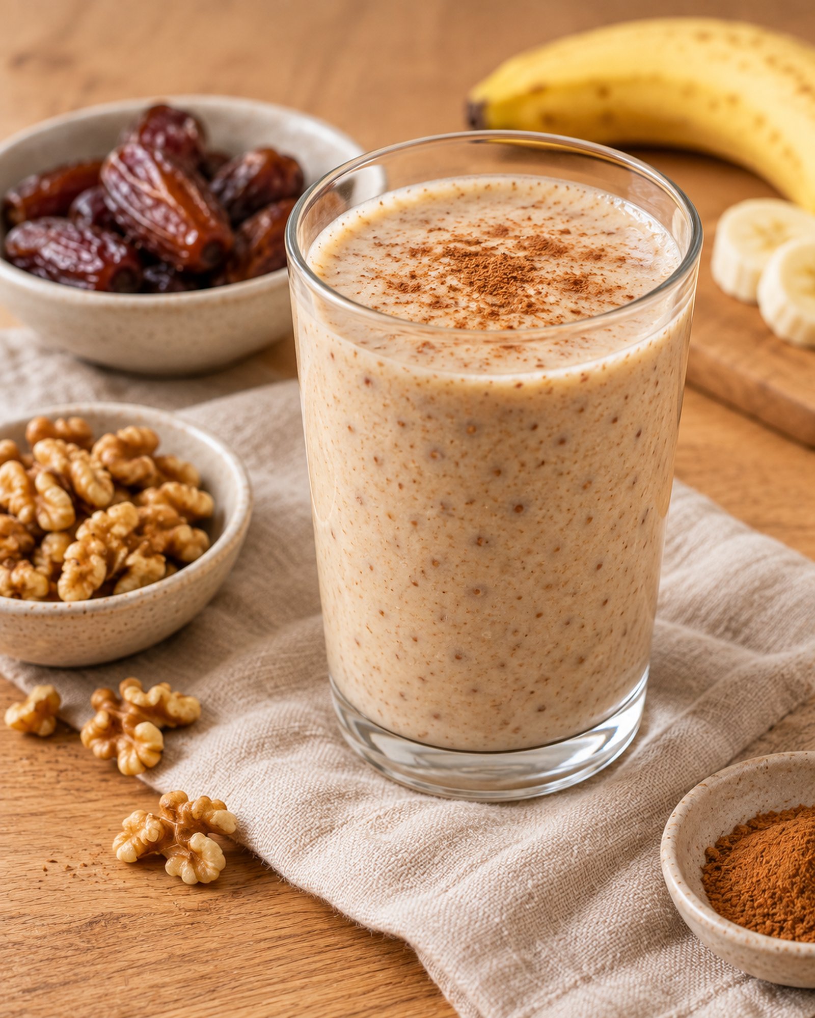 Date, Walnut & Cinnamon Breakfast Shake