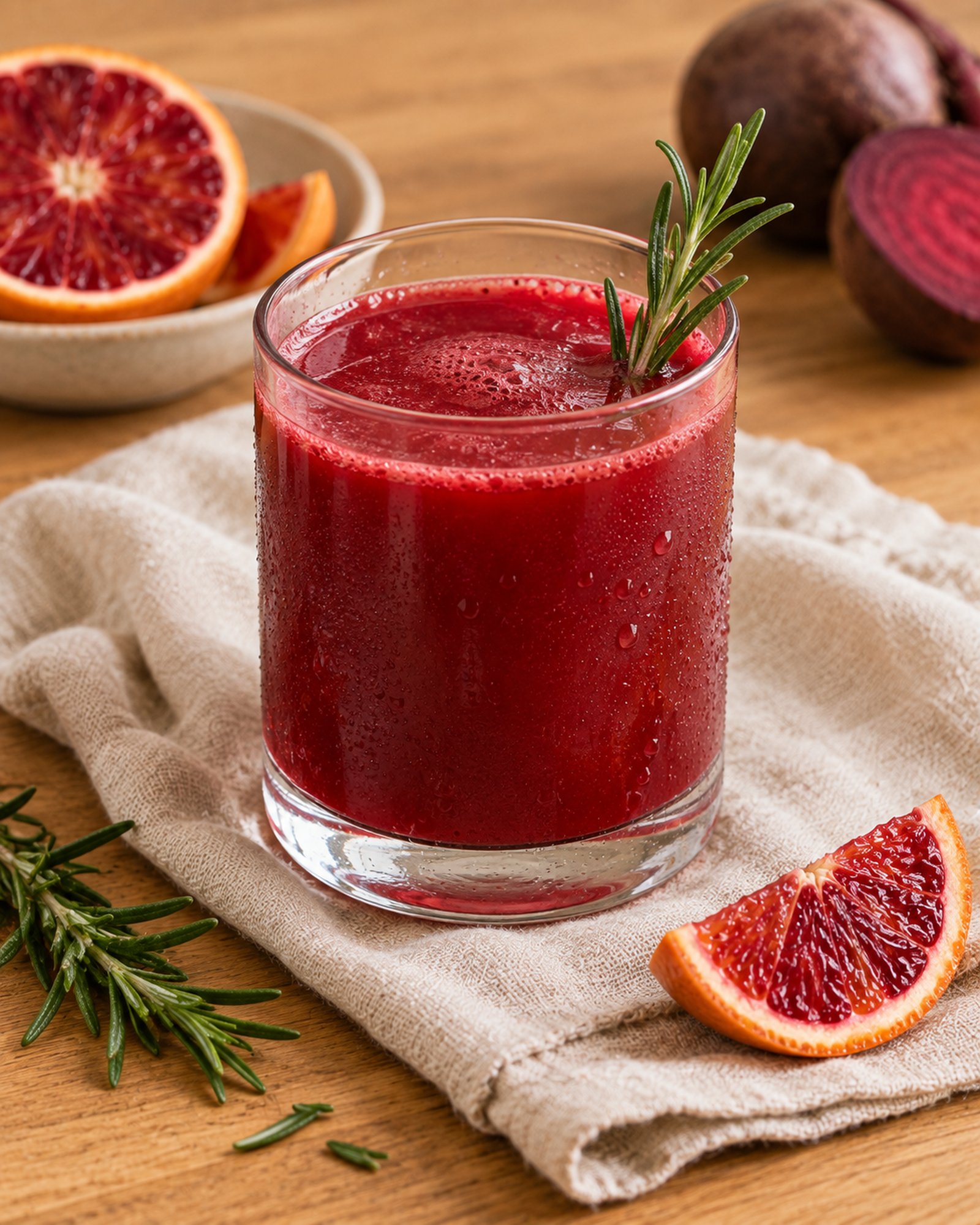 Blood Orange, Beetroot & Rosemary Juice