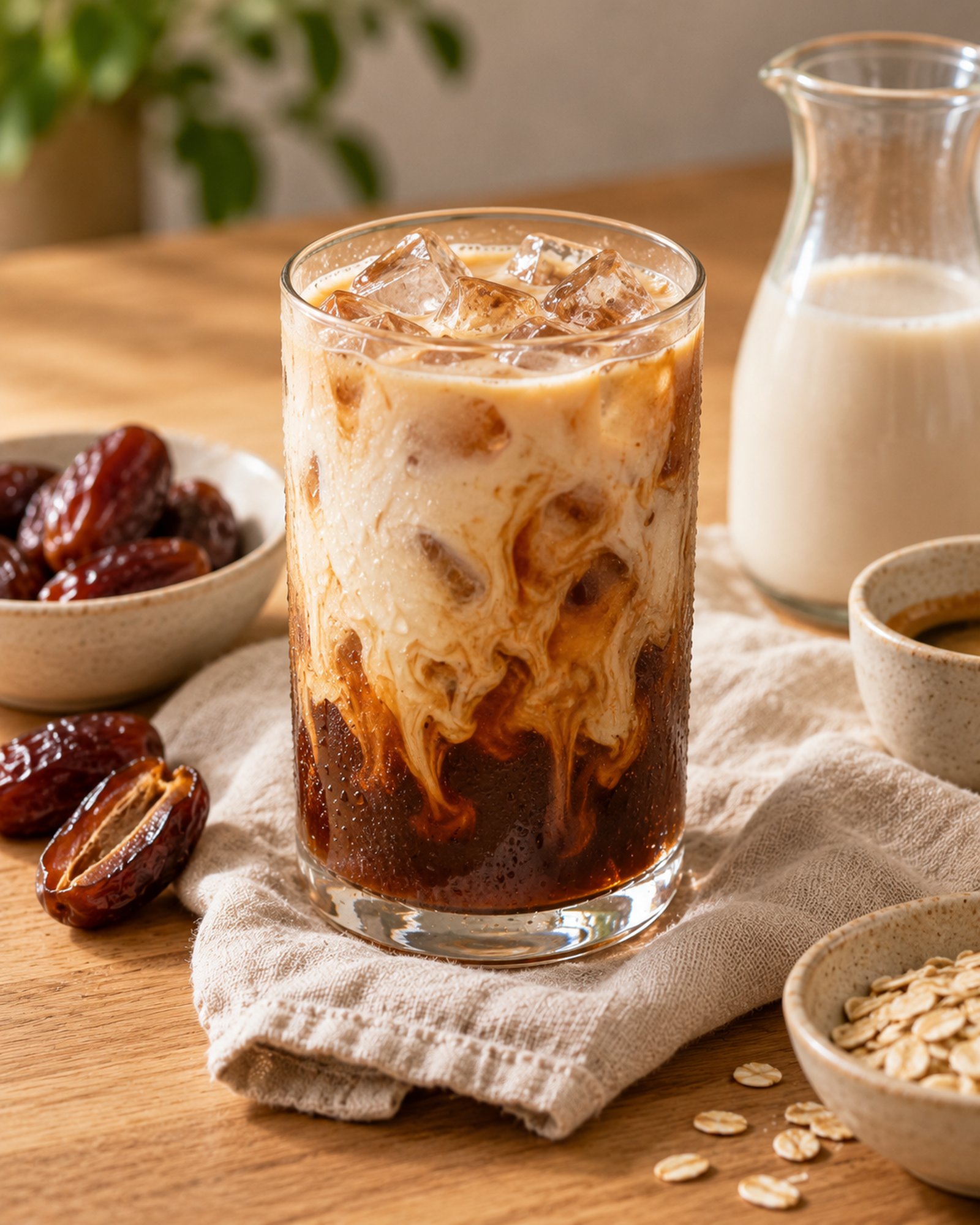Iced Espresso, Date & Oat Cream