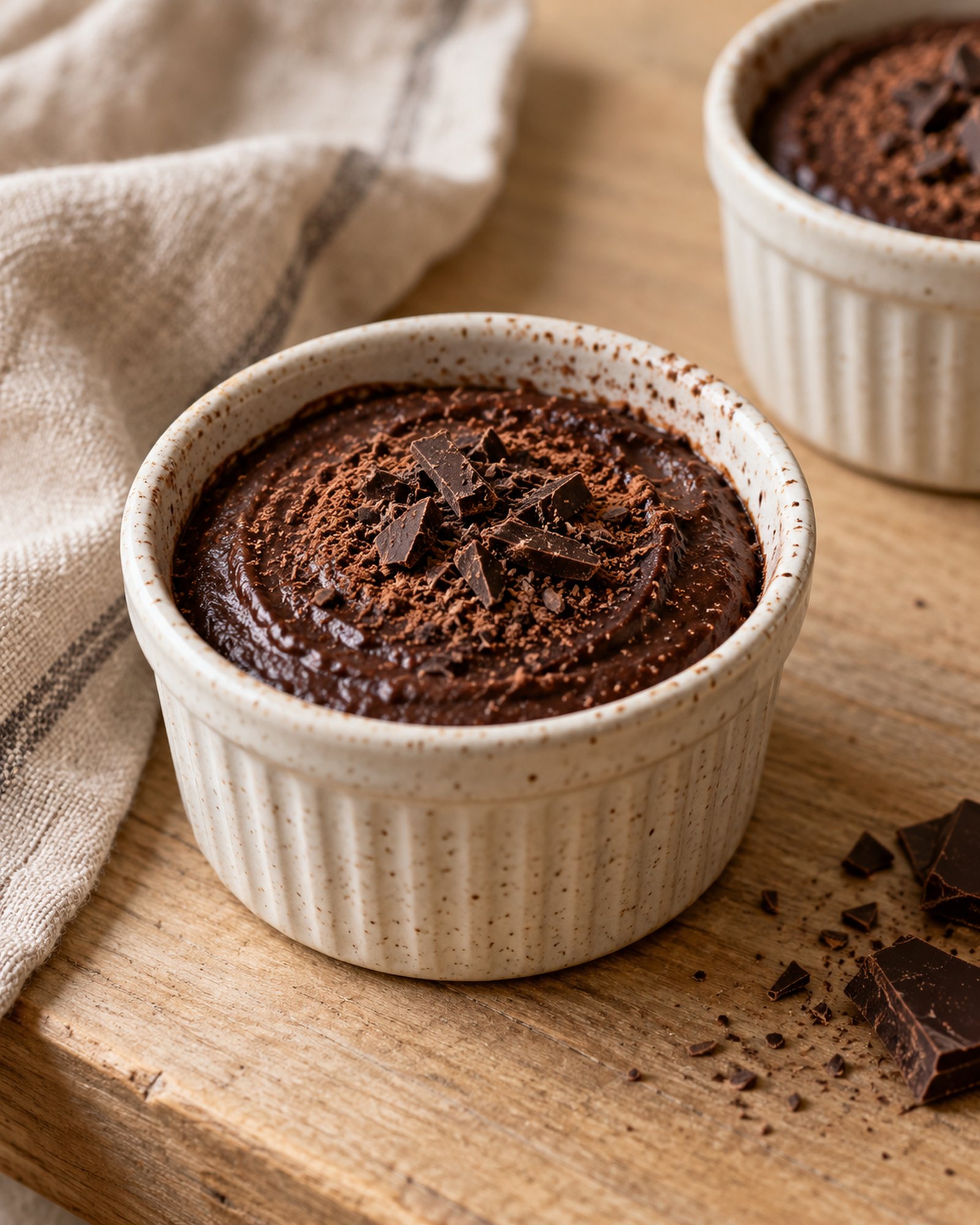 Black Bean, Espresso & Dark Chocolate Pots